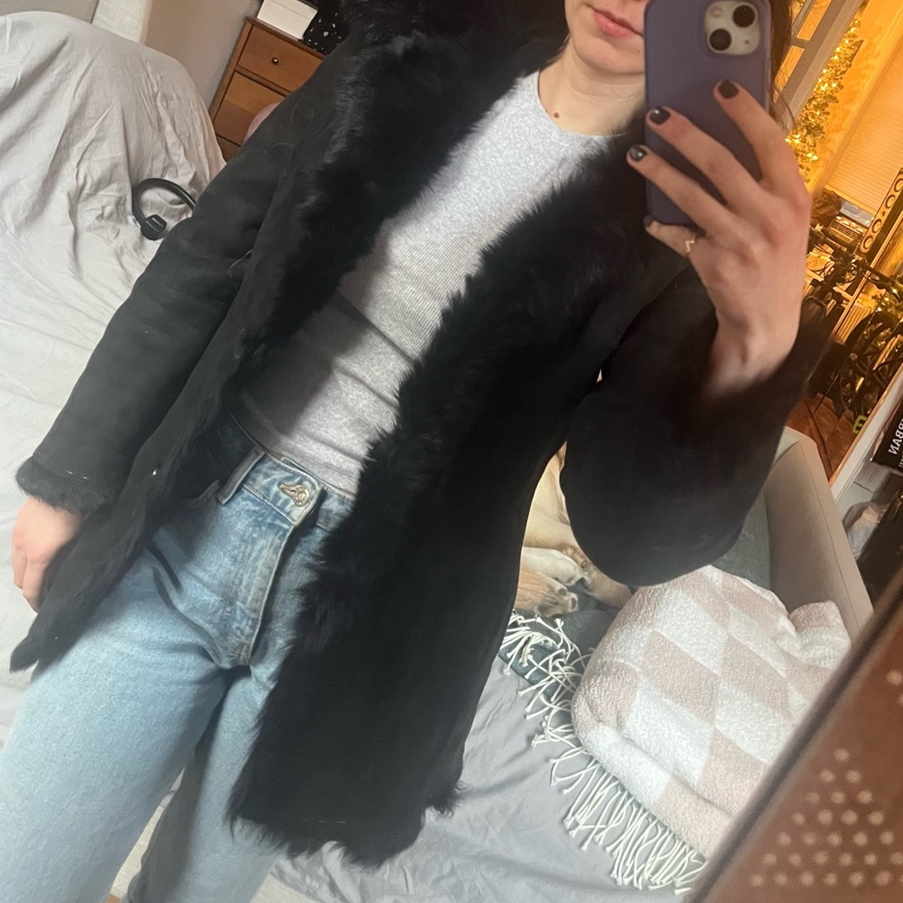 Shearling coat - Picture 4 of 4